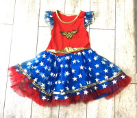 Wonder Woman girls costume dress approx. size 5, Halloween