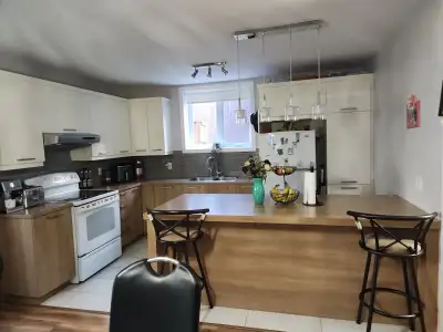 Condo 4 ½ dans le vieux Longueuil disponible dès le 1er juillet 2025, situé au demi sous-sol d’un 6p...