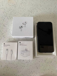 iPhone 11 256GB - **AirPods/Adapter Pkg/Delivery**