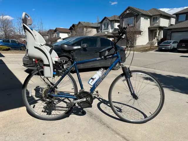 Norco Hybrid Bike with Child Seat628643650228491218
