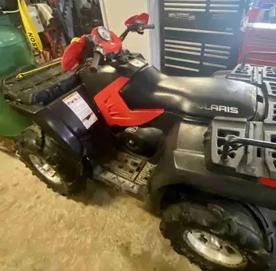 2005 Sportsman 800EFI,3300 klms, and completely refurbished with new hub bearings/seals, fuel pump a...