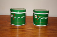 Vintage Export A Tobacco tins