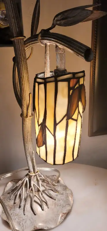 Set of 2 Tiffany style Desk Table Lamp Lampadaire Light Bureau, View more