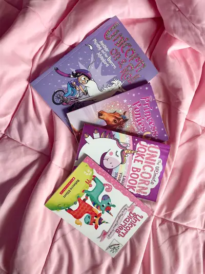 4 Unicorn-themed Books, View more