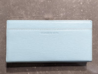 Charles and Keith Light Blue Long Wallet