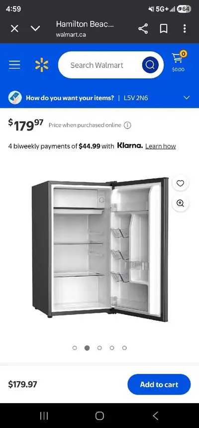 3.3 Cubic Feet (93L) Fridge, View more