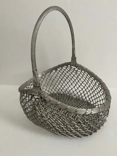 SILVER WIRE BASKET , View more