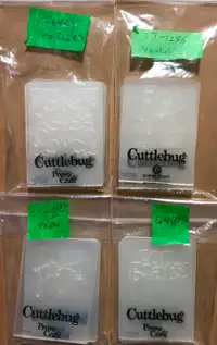 Cuttlebug mini (2 x 2.75 inches) embossing folders