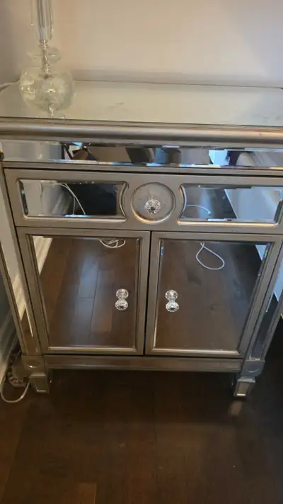 Mirror bedroom end table, View more