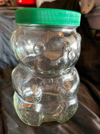 Kraft Glass Peanut Butter Bear Jar.