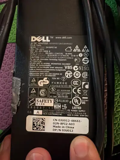 Dell 130W Laptop Charger DA130PE1-00 (PA-4E), 19.5V 6.7A, View more