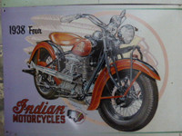 13 Tin Indian Cleveland Vincent Motorcycle Advertising Signs