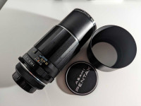 Pentax Takumar 200mm F4 telephoto M42 mount lens 