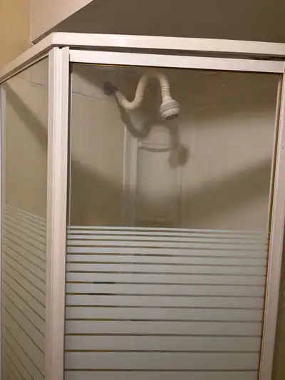 36” corners showers- free, View more