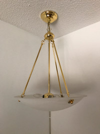 20 Inch Italian Glass ceiling chandelier type light fixture