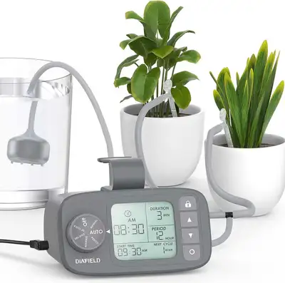 Keep your plants hydrated effortlessly with the DIAFIELD Automatic Watering System! Whether you're h...