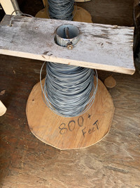 Electric fence wire rolls 