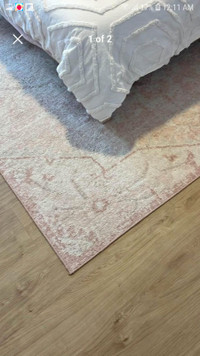 Cream colored rug