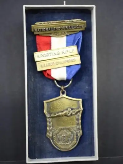 1957 Sporting Rifle Marksmanship Medal In box., View more