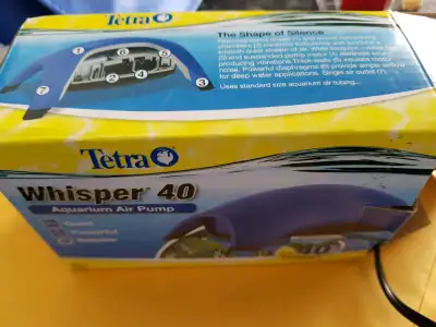 New Tetra whisper 40 aquarium pump, View more