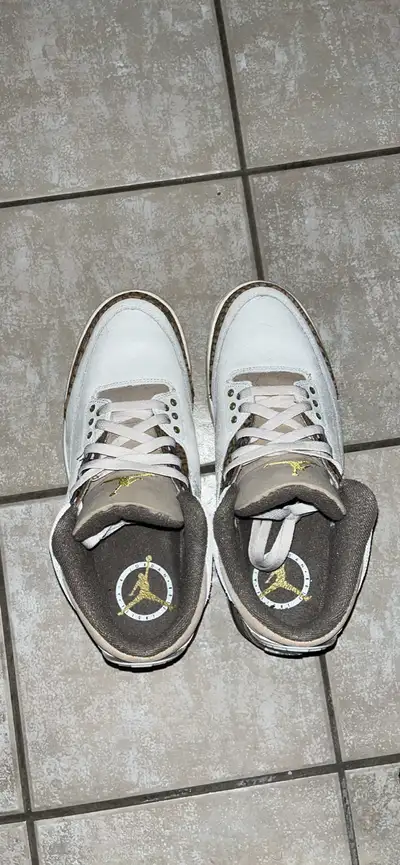 Mens size 9.5 Barely used Jordan 3 Retro Palomino Purchased from footlocker at Halifax shopping cent...