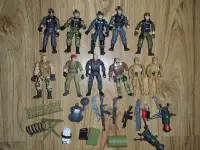 11 Action Figures Plus Accessories.