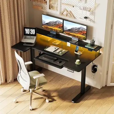Closing Sale on Office Desk, BRAND NEW, Height Adjustable, View more