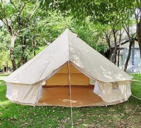 cotton canvas yurt tent with stove hole