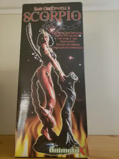⭐️⭐️⭐️ Sam Greenwell Scorpio Statue BNIB ⭐️⭐️⭐️, View more