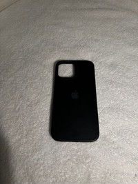 iPhone 12 Pro Max Silicone Black Apple Case with Magsafe