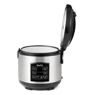 Cook perfect rice every time with this new Starfrit electric rice cooker, boasting a 14-cup capacity...