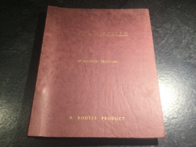 1956-1959 Singer Gazelle Workshop Manual Saloon and Convertible in Non-fiction in Parksville / Qualicum Beach