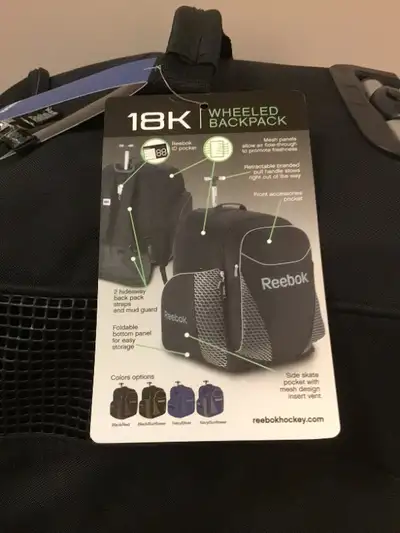 REEBOK 18K wheeled backpack - BRAND NEW, View more