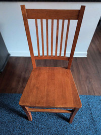 4 identical Wooden chairs , 20 dollars