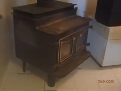 I am moving to condo and like to sell my Wood Burning Stove. Name on the stove is “REVERSO” 45. It i...