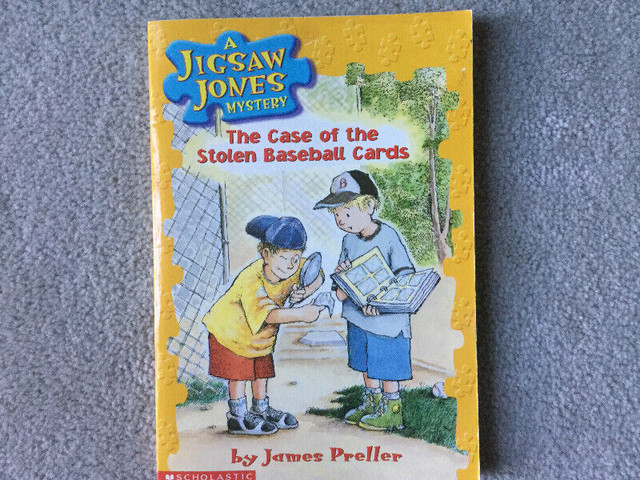 JIGSAW JONES MYSTERY - THE CASE OF THE STOLEN BASEBALL CARDS in Toys & Games in Hamilton
