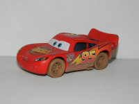 Disney Pixar Cars 1/55 Dirt Track Lightning McQueen - Used