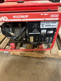 Multiquip 3600W generator 