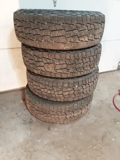 Set of 4 almost new. Hercules Terra Trac winter tires on rime with TPMs. for 2015 Grand Cherokee Tre...