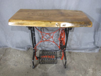THE FREE SEWING MACHINE CO ROCKFIELD ILLINOIS LIVE EDGE TABLE