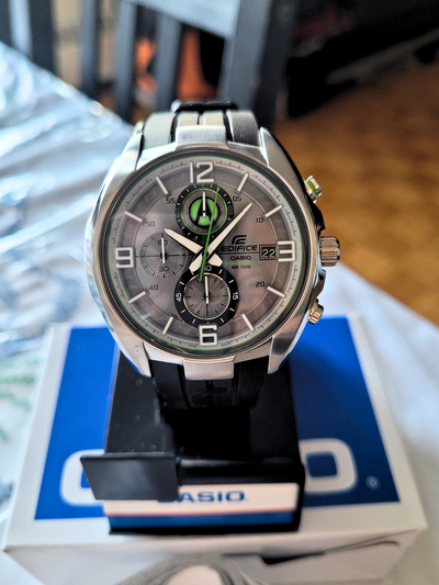 Condition: Brand New In The Box With Booklet Model EFR-529-7AVCF Edifice Case Diameter 45 mm Case Ma...