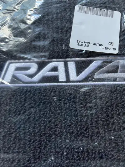 Floor mats for Toyota RAV4, heavy duty, never used, still in the original package. Good for the mode...