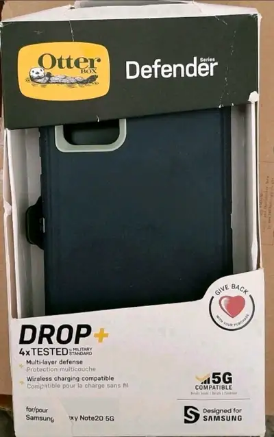 NEW IN BOX  - Otterbox Defender Samsung Galaxy Note20 5G Case, View more