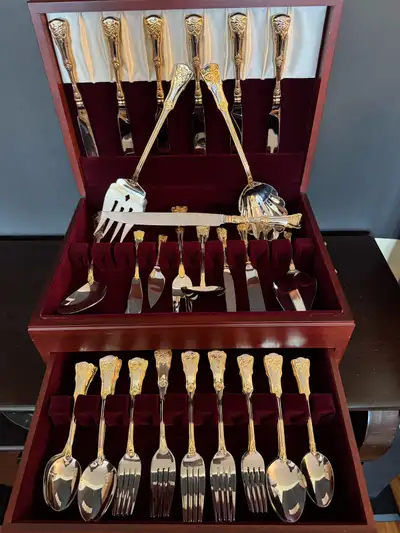 Vintage Royal Albert Cutlery Set, View more