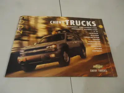 2003 Chevy Trucks Full Line Brochure. New. 34 Pages. See Pictures. All Chevy Trucks. Silverado, S-10...