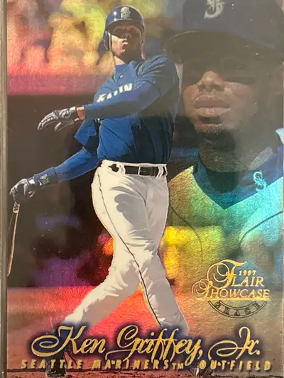 1997 Flair Ken Griffey Jr. & Barry Bonds Showcase Baseball Cards, View more