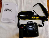 NIKON D7500 Digital SLR Camera BUNDLE