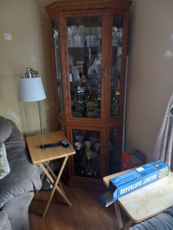 china with built in lights. Hutches & Display