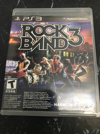 Rock Band 3 BLUERAY for PS3 LIKE NEW 