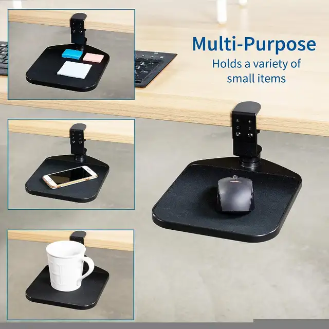 VIVO: Desk Clamp Adjustable Computer Mouse Pad64192110388610123